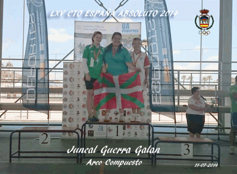juncal guerra podiumLXV CTO ESPAÑA ABSOLUTO2014