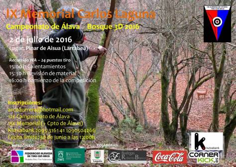 Cartel Cpto Alava 3D 2016-IX Memorial Carlos Laguna