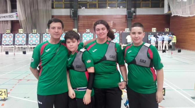 Los Arquer@s  Beñat Barcina, Maider García y Aimar Machío siguen destacando.