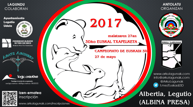 Resultados del Campeonato de Euskadi de Bosque 3D- 2017.